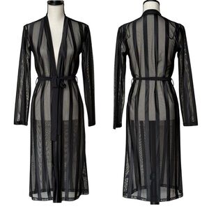 Fashion Nova Black Sheer Top